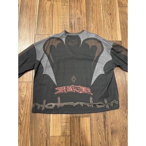 Fox x Cactus Jack Racing Jersey - Size L - Black - Travis Scott - Picture 6 of 8